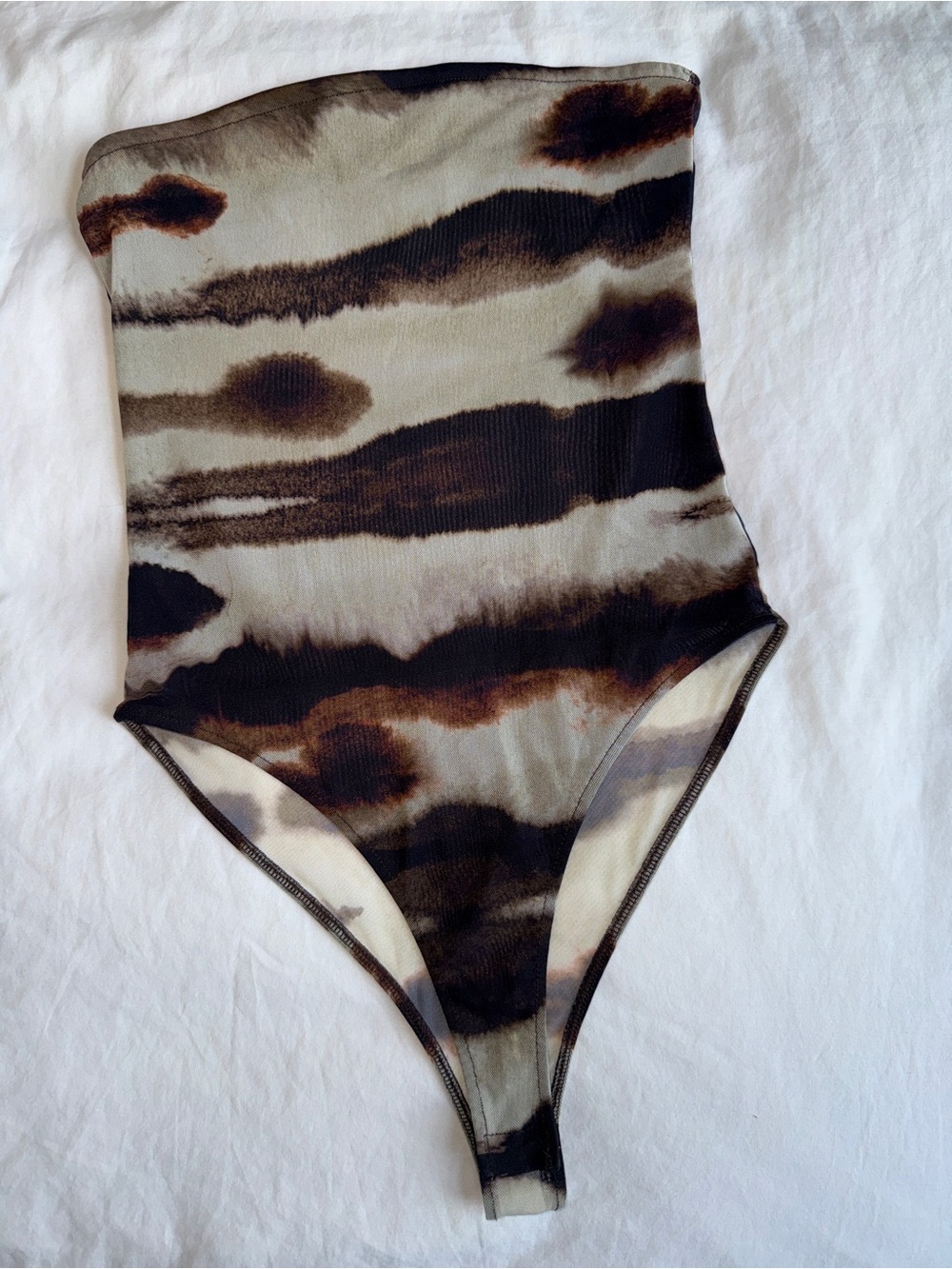 Zara Tube Top Bodysuit | Multicolor | Size M